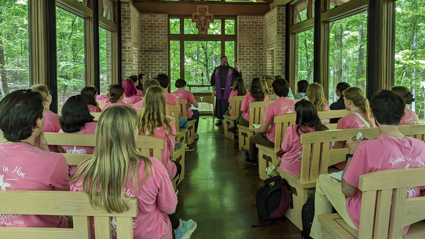 Elon Catholic Campus Ministry Spring Retreat offered peace, faith, community