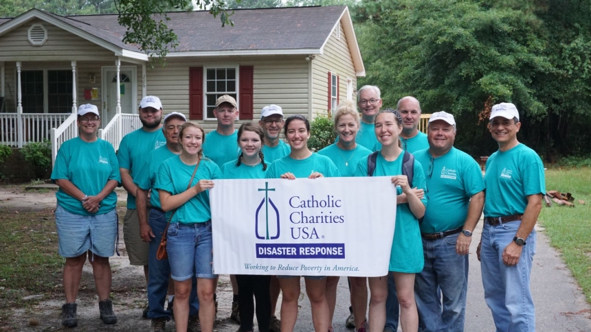 NC Catholics Volunteers repair homes