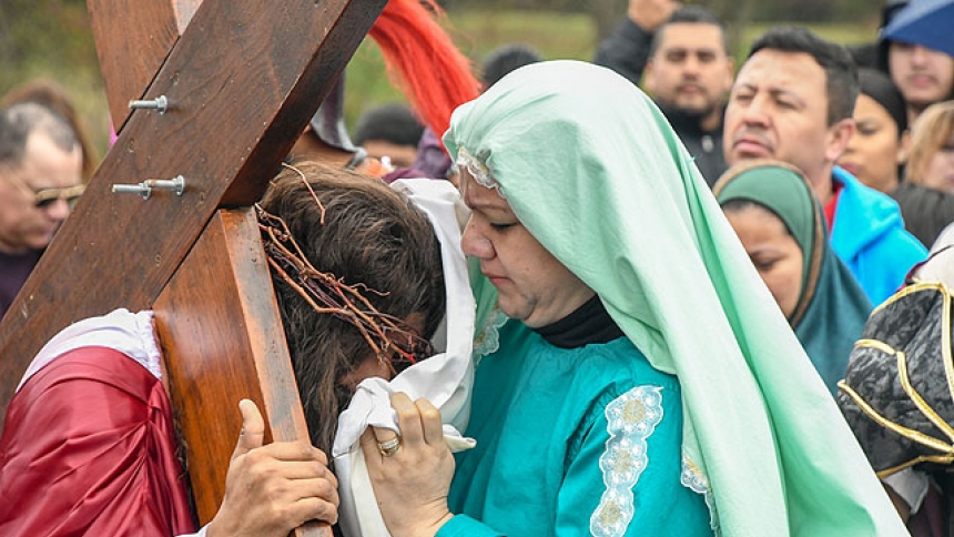 Stations of the Cross allows the faithful to 'walk' with Jesus