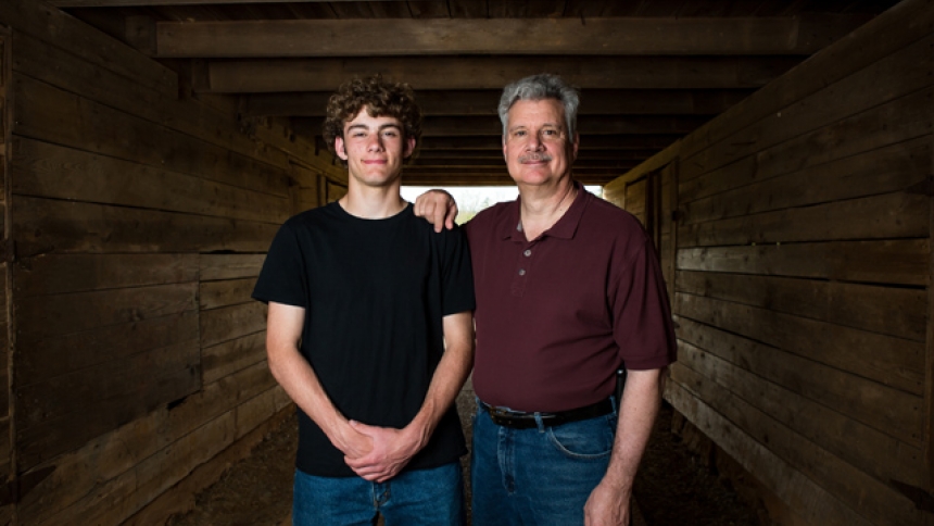 Father-son team serves a farm in crisis