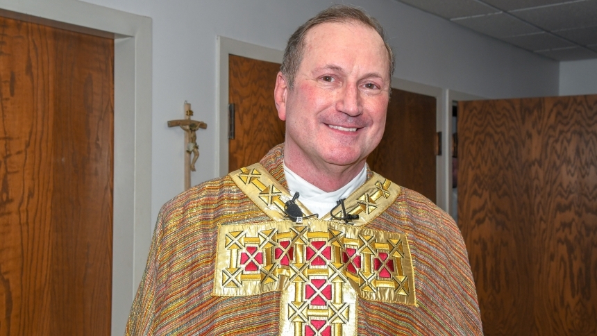 Msgr. Jerry Sherba on his 40th anniversary as a priest