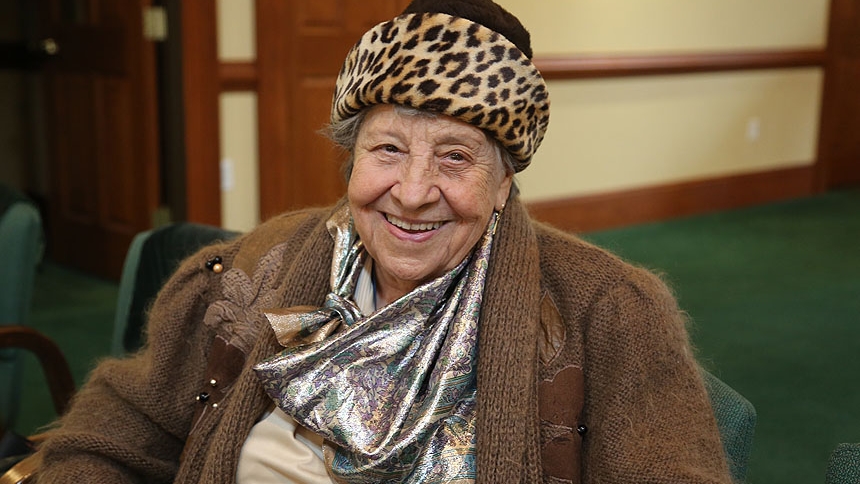 Alma McClune, 97, has been a member of St. Brendan Parish in Shallotte for 31 years.