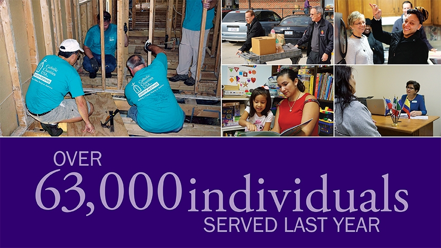 Catholic Charities: Over 63,000 individuals served last year