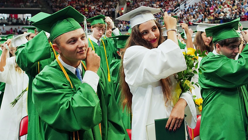More than 400 graduate from high schools with ties to diocese