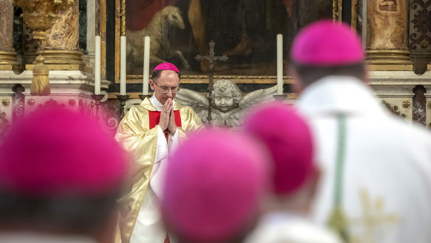 Bishops called to lead, serve with love, Bishop Jugis says