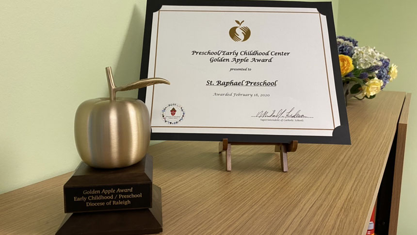 First "golden apple" given