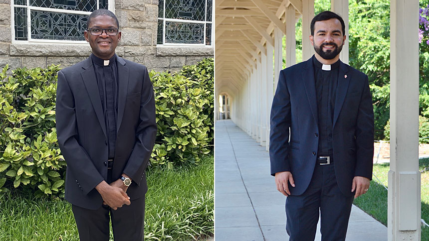 Meet Father Matthew Nwafor and Father Jairo Maldonado, our newest priests