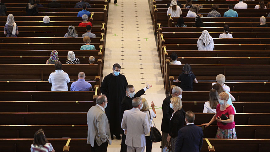 A gradual return to public Mass