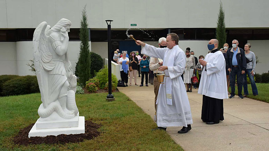 New statue honors 'protector of humanity'