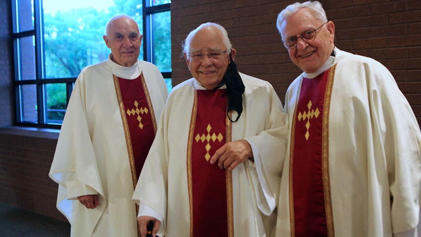 Mass honors 60 years for Monsignor Lewis