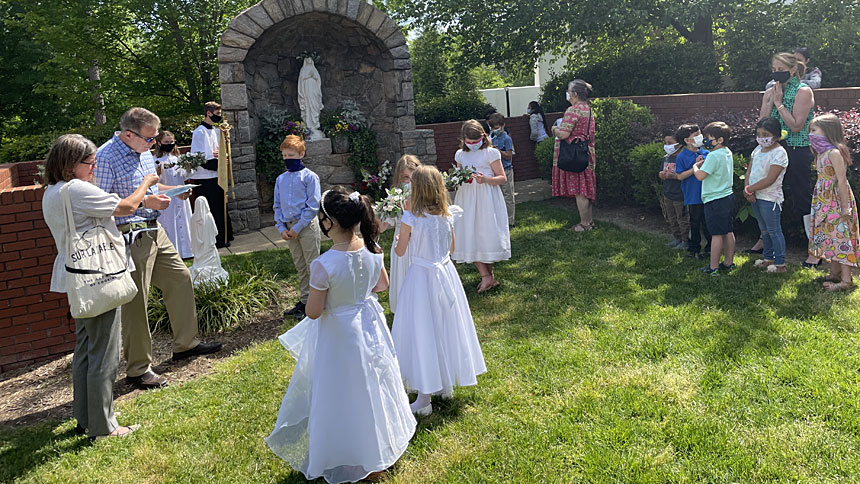 May Crowning, Our Lady of Lourdes Parish, Raleigh, NC
