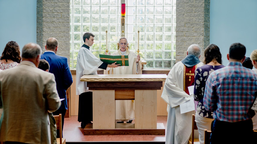 CGHS Queen of All Saints Chapel: Solemn blessings for new altar