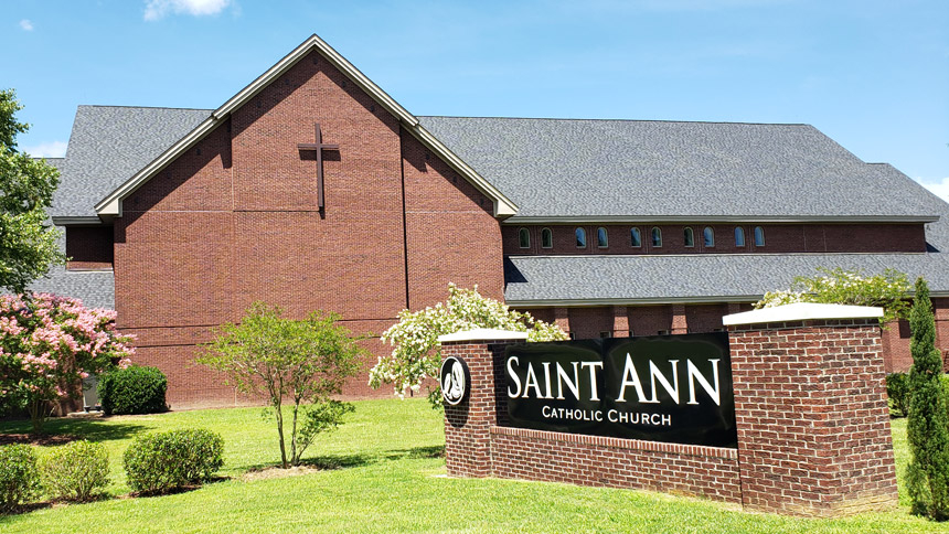 St. Ann Catholic Church, Clayton, NC