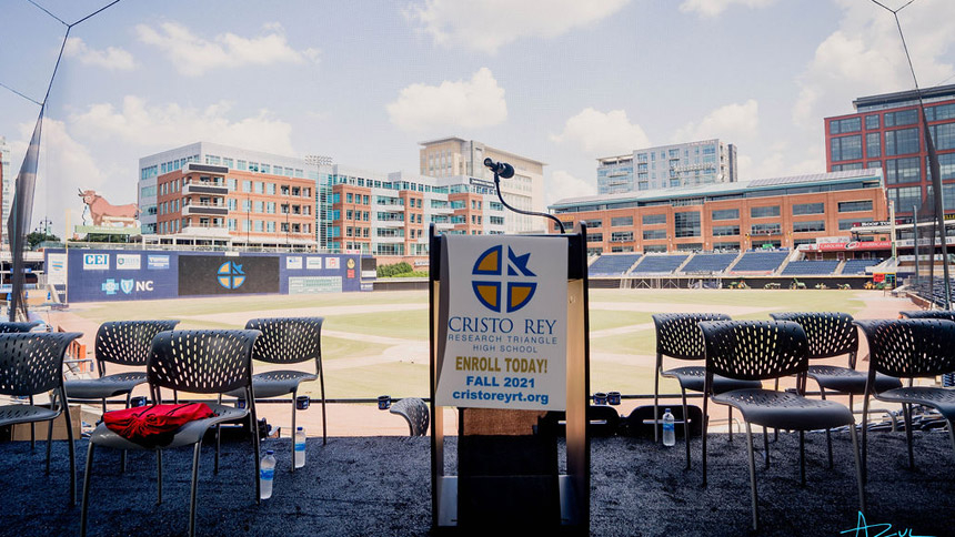Draft Day for Cristo Rey Research Triangle High School