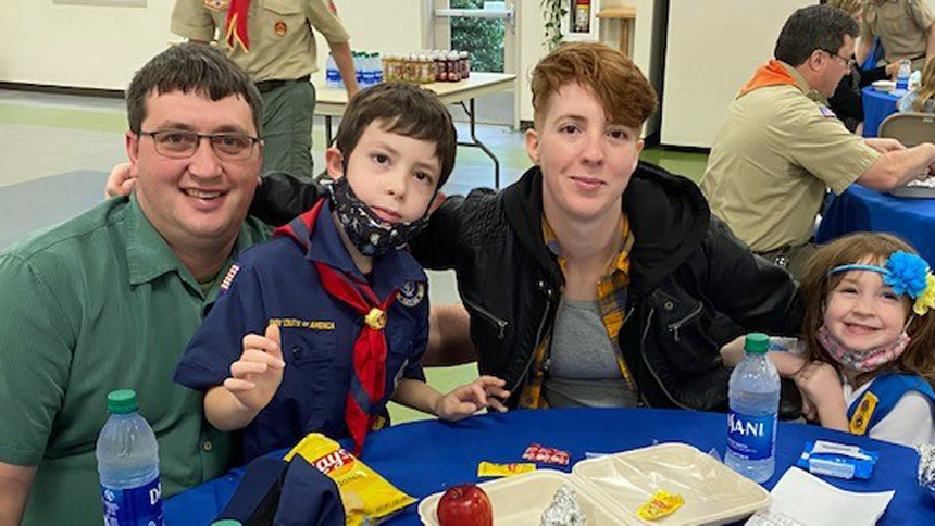 Catholic scouts begin new tradition