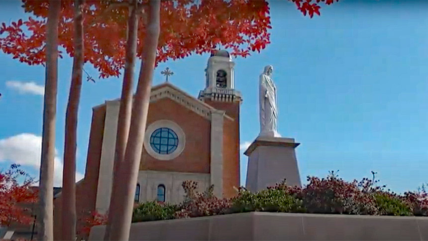 Fall at Holy Name of Jesus Cathedral