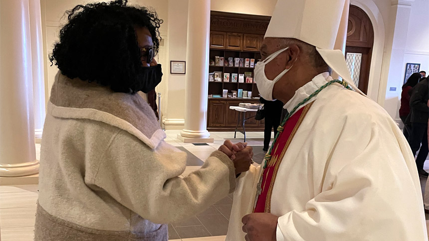 Bishop Cheri invites faithful to 'change lanes' at MLK Mass