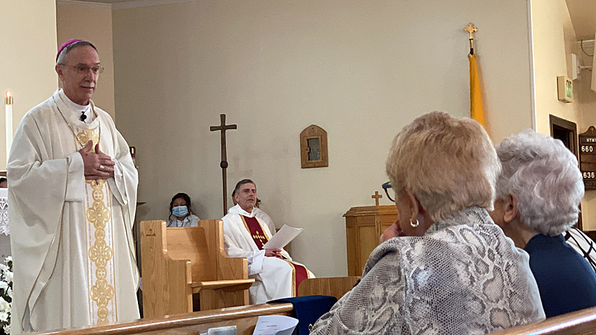 Two honored at jubilee Mass 2022