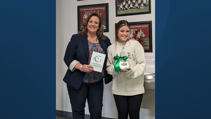 If you give a bishop a cookie: Students make a sweet visit for CSW 2022