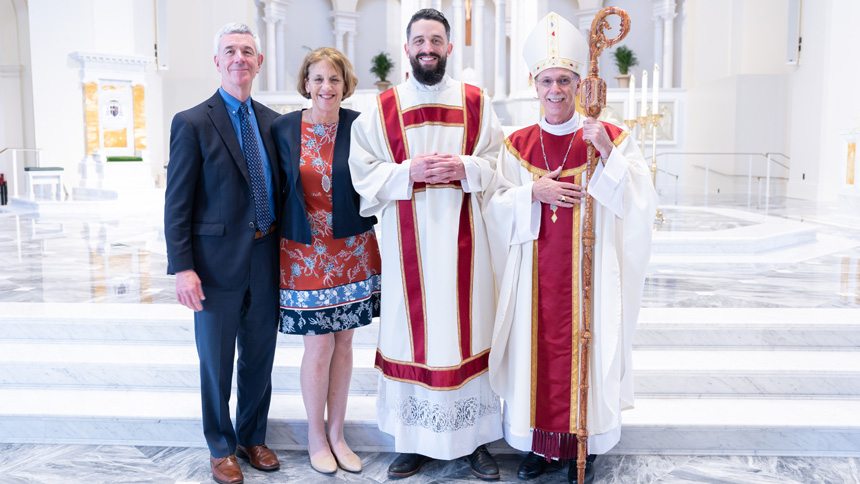 Nicolas Rapkoch is ordained a transitional deacon