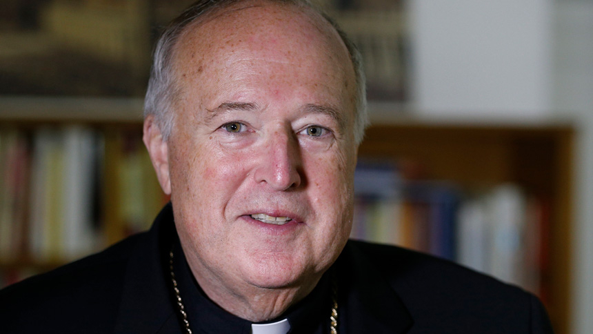 Bishop Robert W. McElroy of San Diego was among 21 new cardinals named by Pope Francis May 29, 2022. Archbishop McElroy is pictured in a 2019 photo. (CNS photo/Paul Haring)