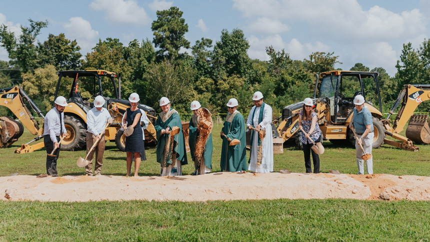 Cathedral breaks ground on its parish center
