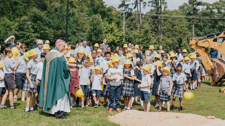 Cathedral breaks ground on its parish center