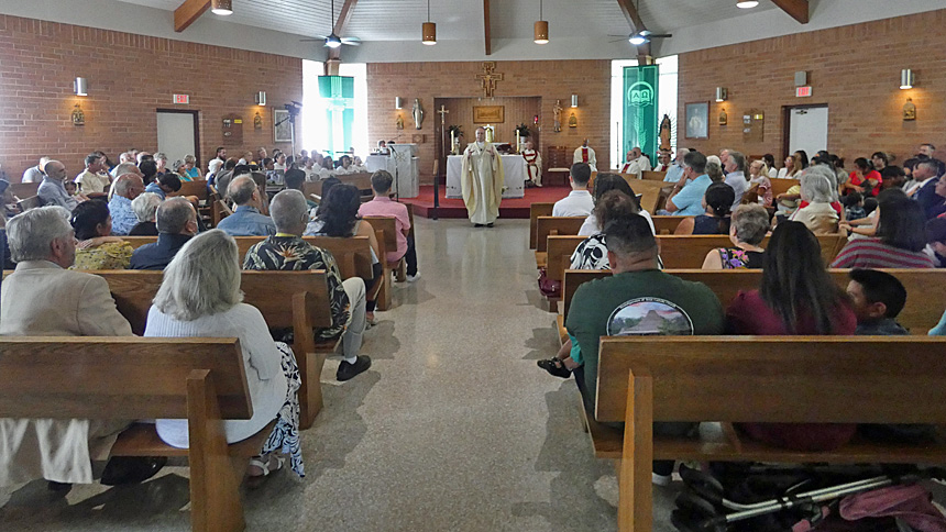 Mass, reception highlight Transfiguration of Jesus’ 70th anniversary in Wallace