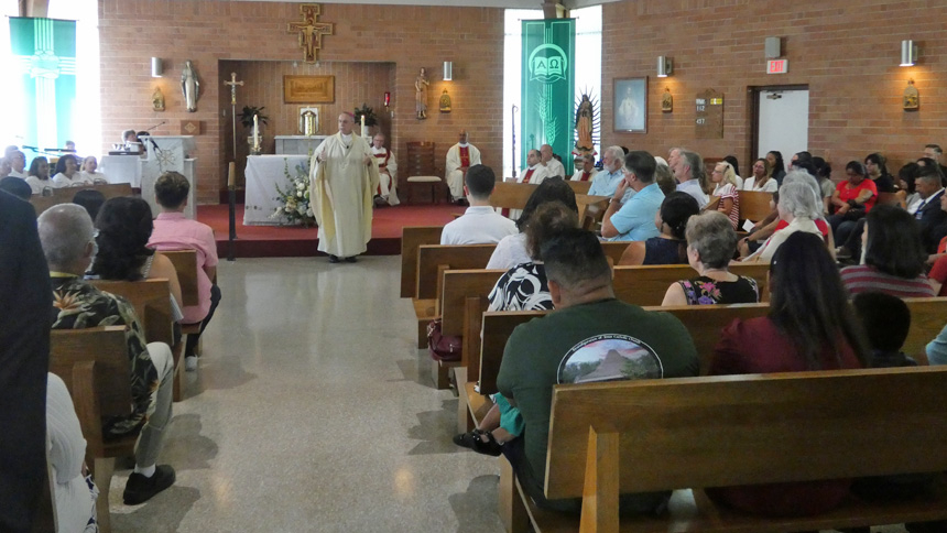 Mass, reception highlight Transfiguration of Jesus’ 70th anniversary in Wallace
