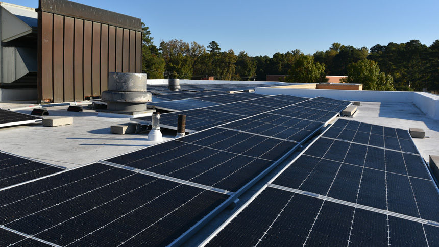 Parish welcomes second array of solar panels