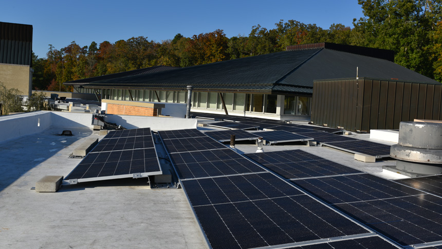 Parish welcomes second array of solar panels