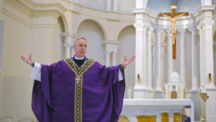 Bishop celebrates Mass for homeschoolers across diocese