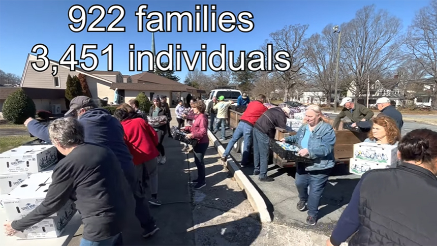 Providing nourishment for bodies and souls; feeding the hungry in North Carolina