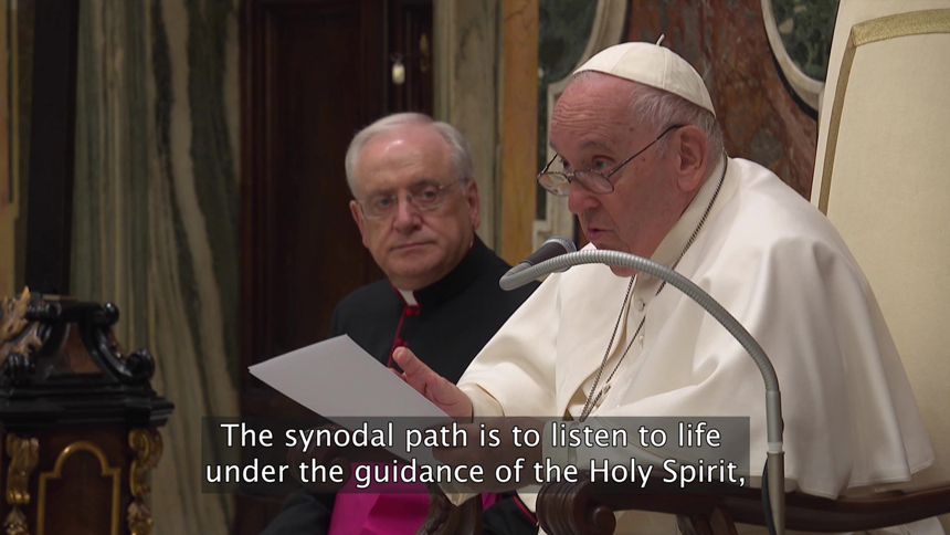 Pope Francis: 'The synodal path is not a collection of opinions'