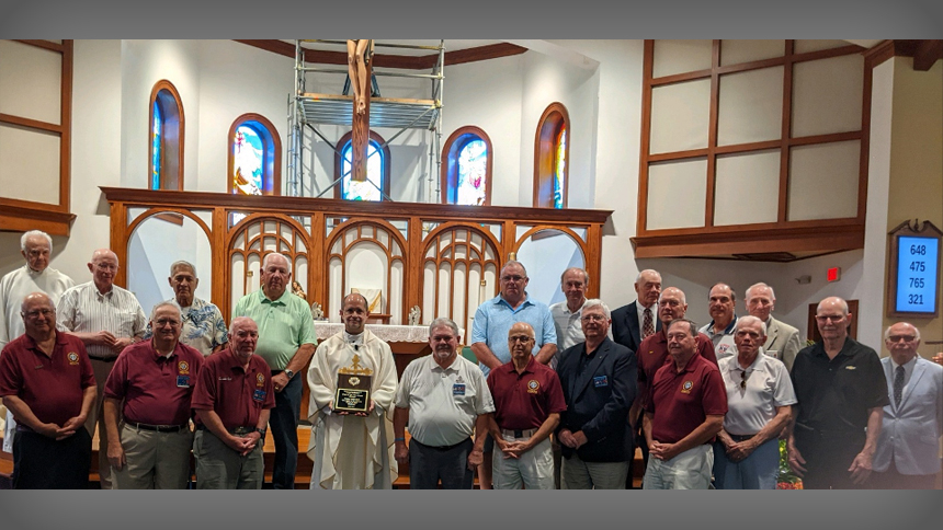 Father Mark Betti is NC Knights of Columbus Priest of the Year