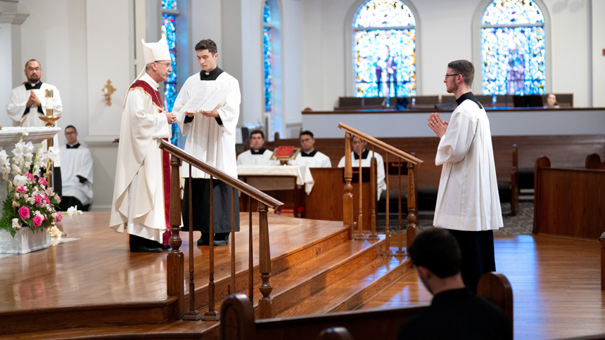 Seminarians convene for Mass of Candidacy | Diocese of Raleigh