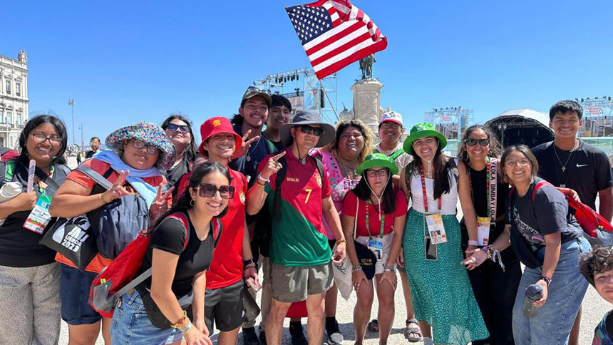One hundred from diocese join 28,600+ from the U.S. at World Youth Day