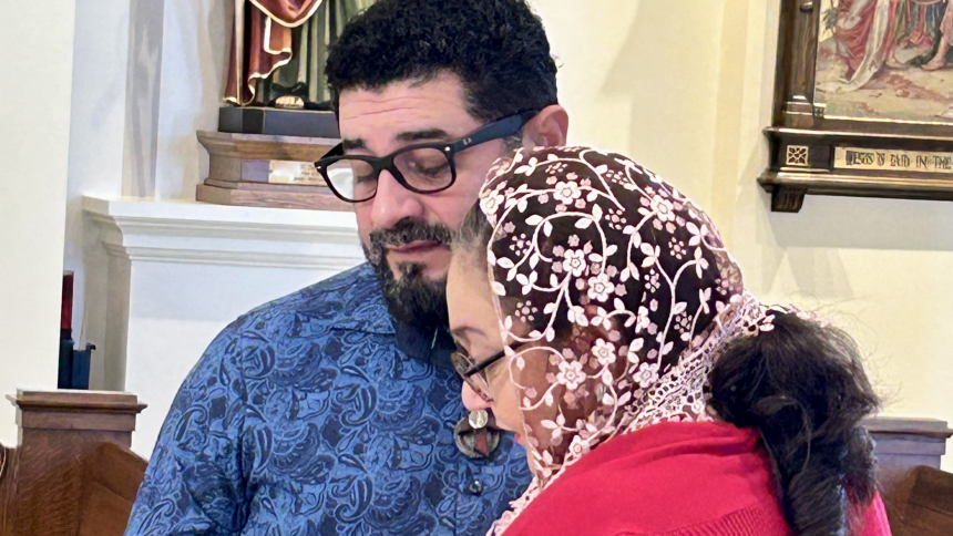 couple at mass