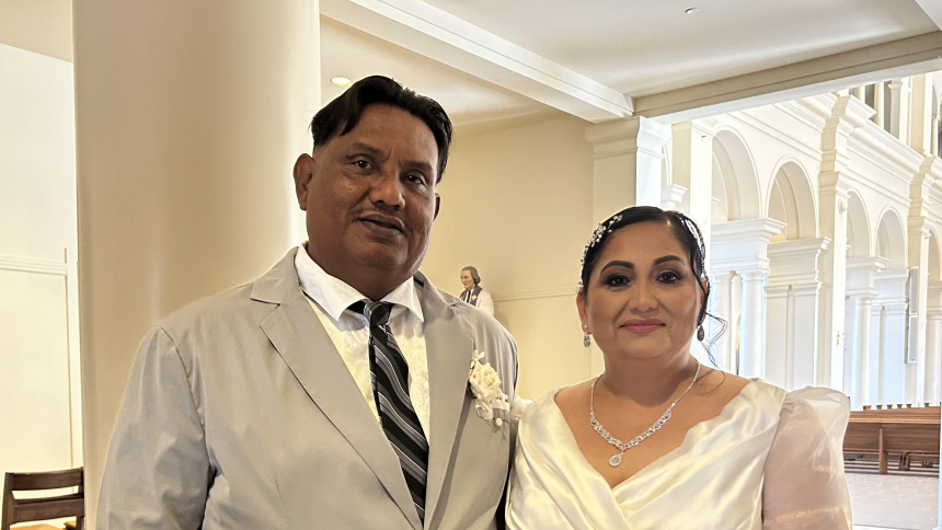 couple at mass