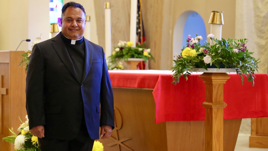 Scars and stories: Father Bill John returns to active priestly ministry after cardiac arrests