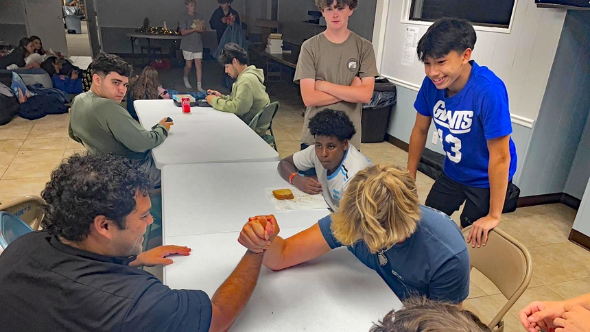 Catholic teens from NC and FL partner for service, recreation 