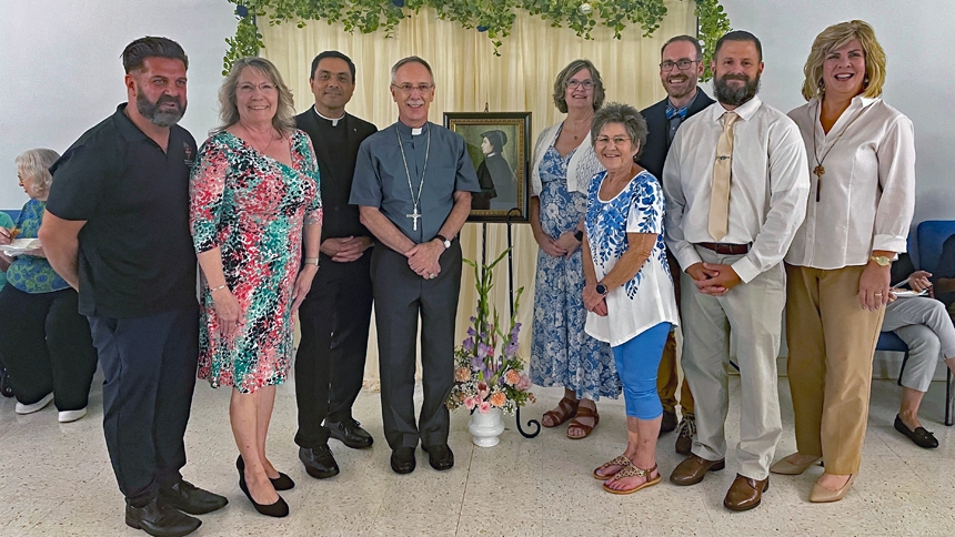 Community honors its patroness