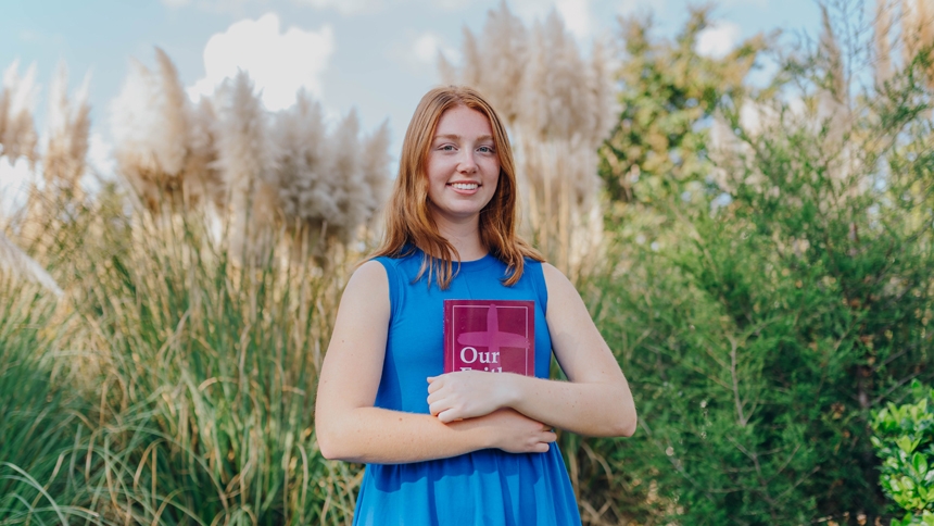 ‘To hear that again’ Student compiles, edits book of priest’s homilies