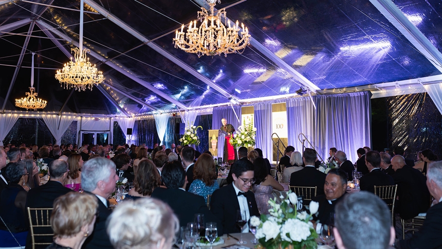 Catholic Charities of the Diocese of Raleigh hosted the Centennial Ball Nov. 9, 2024 at the Dorothy and Roy Park Alumni Center in Raleigh.