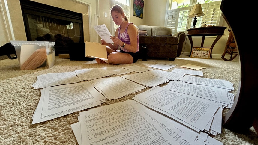 ‘To hear that again’ Student compiles, edits book of priest’s homilies