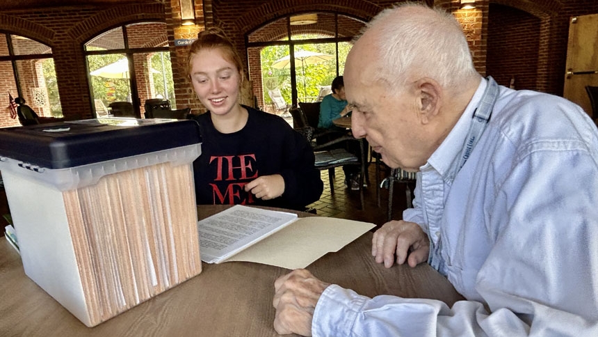 ‘To hear that again’ Student compiles, edits book of priest’s homilies