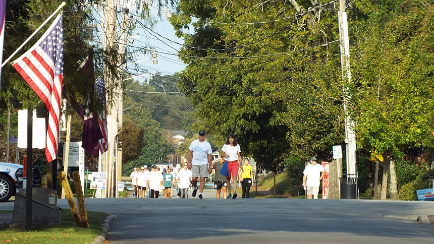 Walking the walk to aid those in need