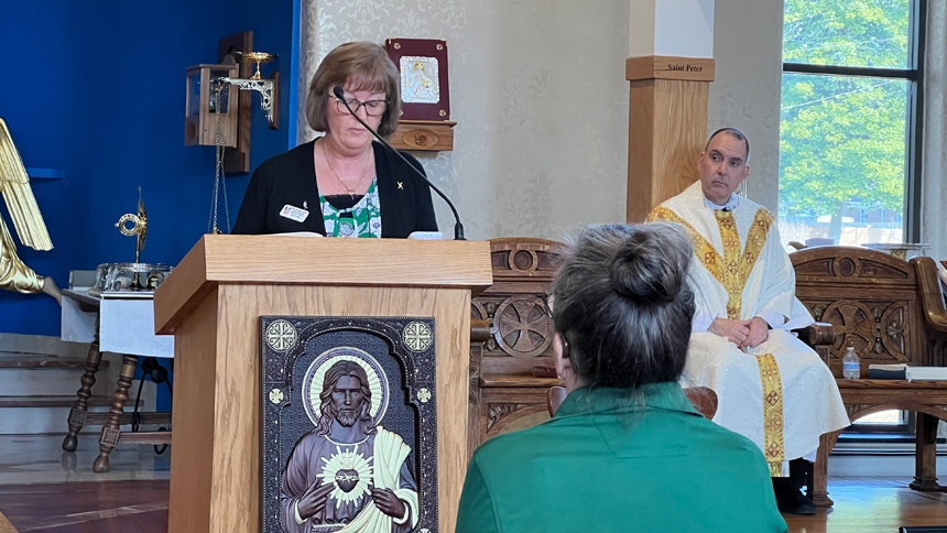 Ladies AOH observes St. Brigid feast day