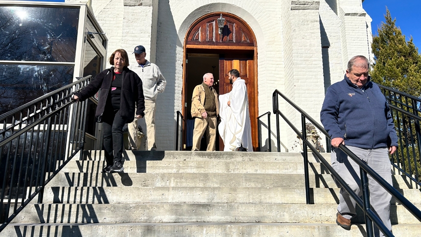 Historic doors of St. Ann Church restored