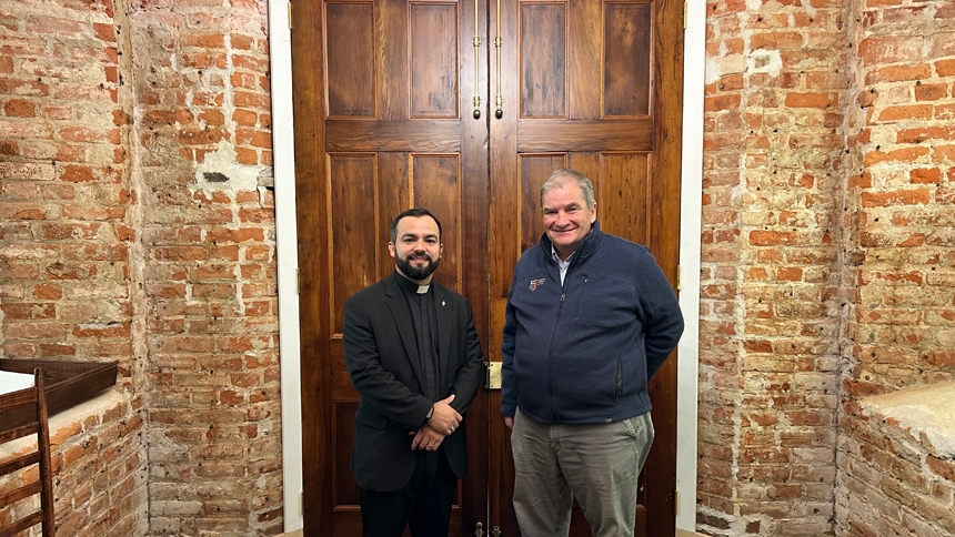 Historic doors of St. Ann Church restored